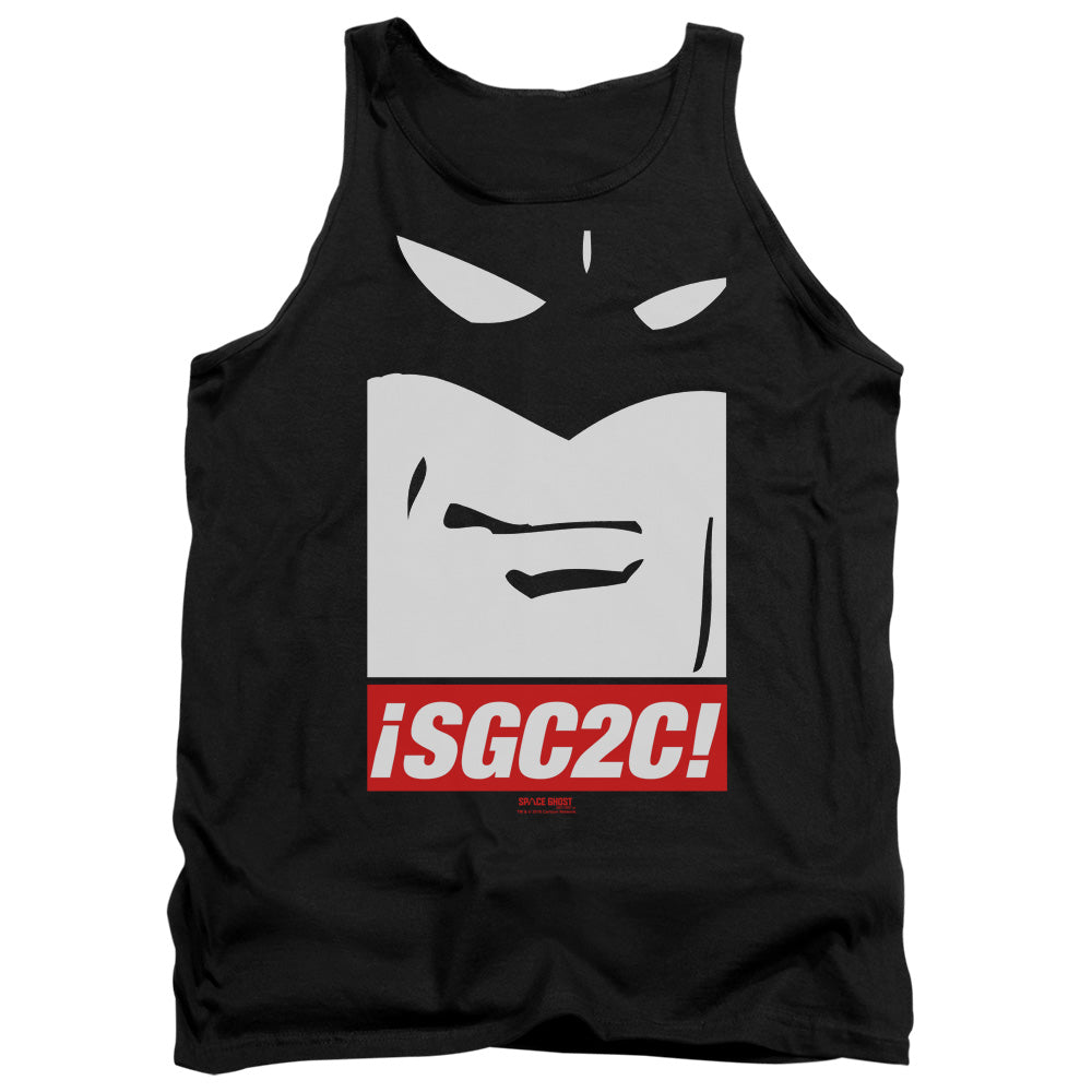 Space Ghost Sgc2C Mens Tank Top Shirt Black