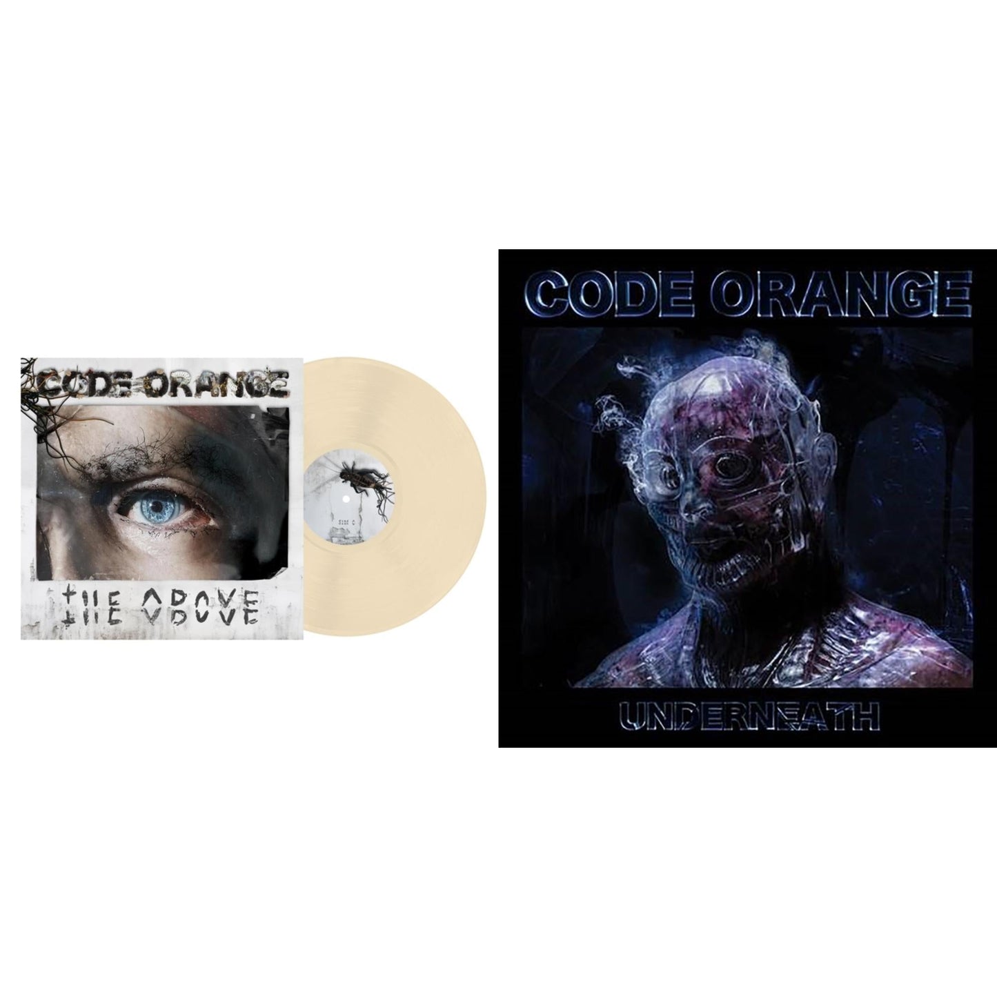 Code Orange - Underneath (Transparent Blue Splatter LP Vinyl) & Above (Coloured LP Vinyl) (Limited Edition)