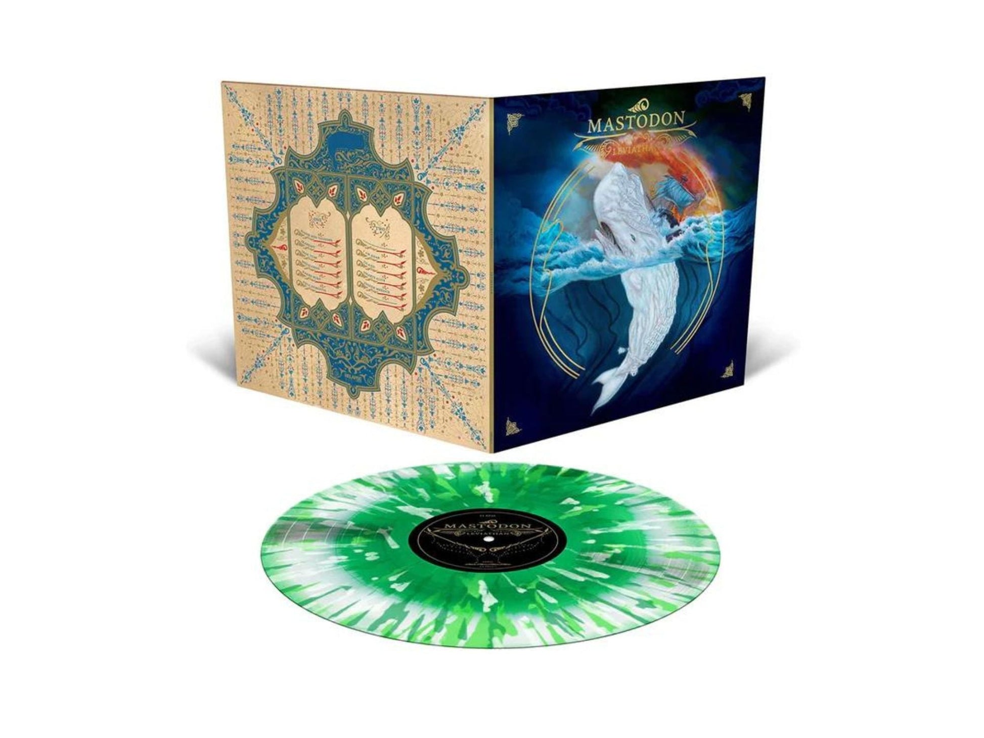 Mastodon - Leviathan (Limited Edition White & Green Splatter Colored Vinyl) Vinyl Record