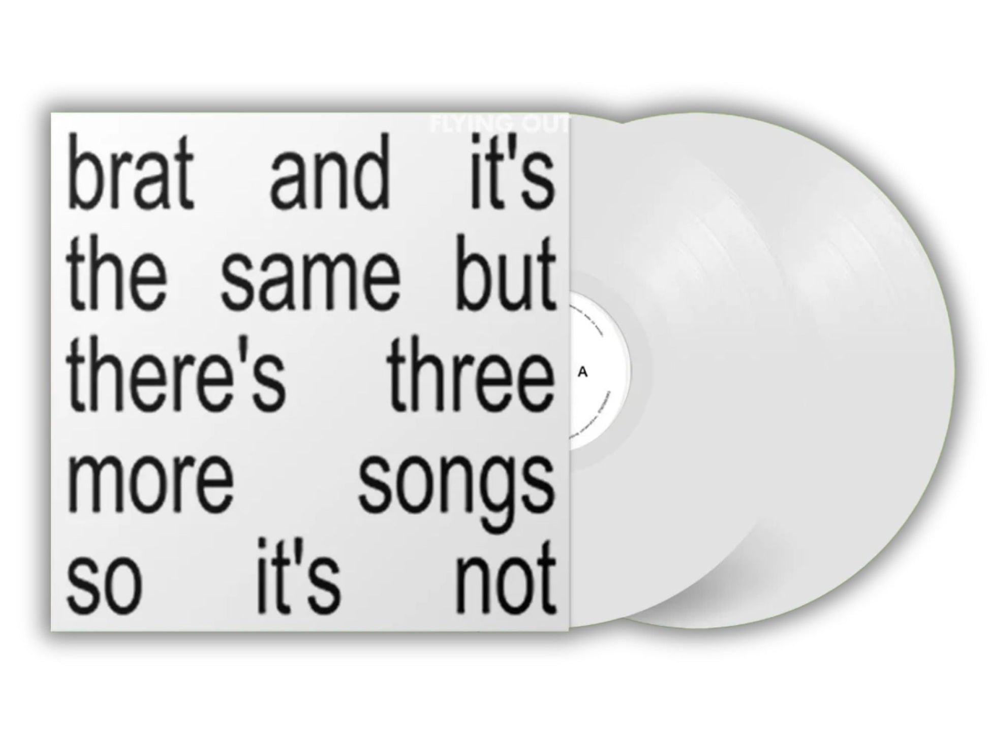 Charli XCX - Brat and it's the same but there's three more songs so it's not (Limited Edition White Colored 2x Vinyl) Vinyl Record