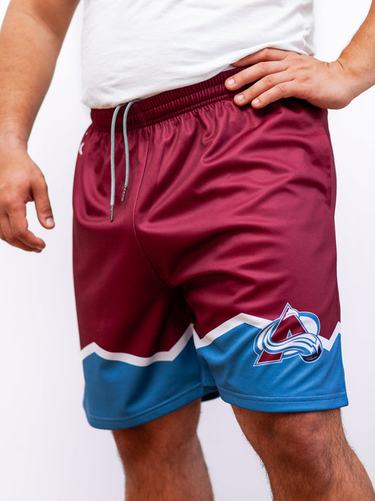 Colorado Avalanche Mesh Hockey Shorts