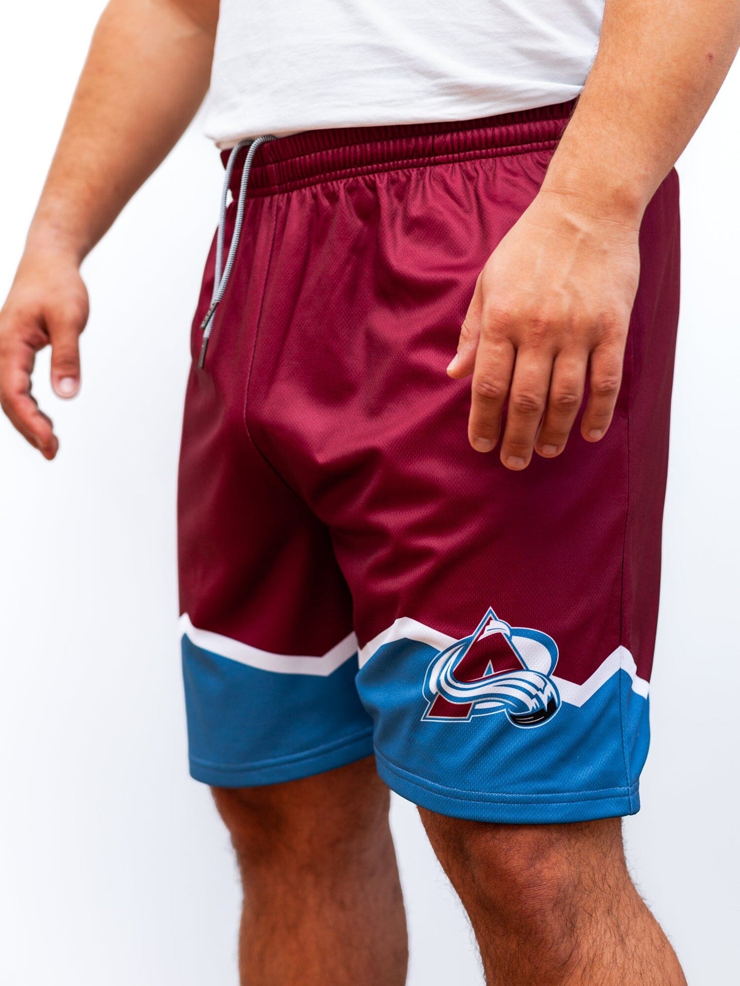 Colorado Avalanche Mesh Hockey Shorts