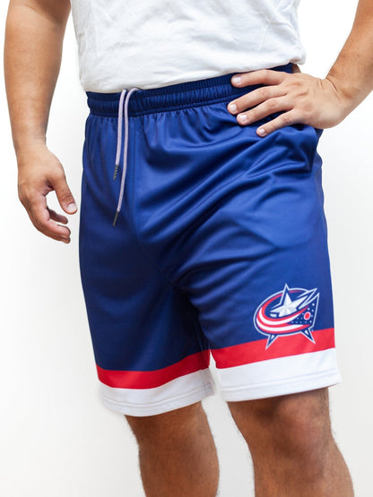 Columbus Blue Jackets Mesh Hockey Shorts