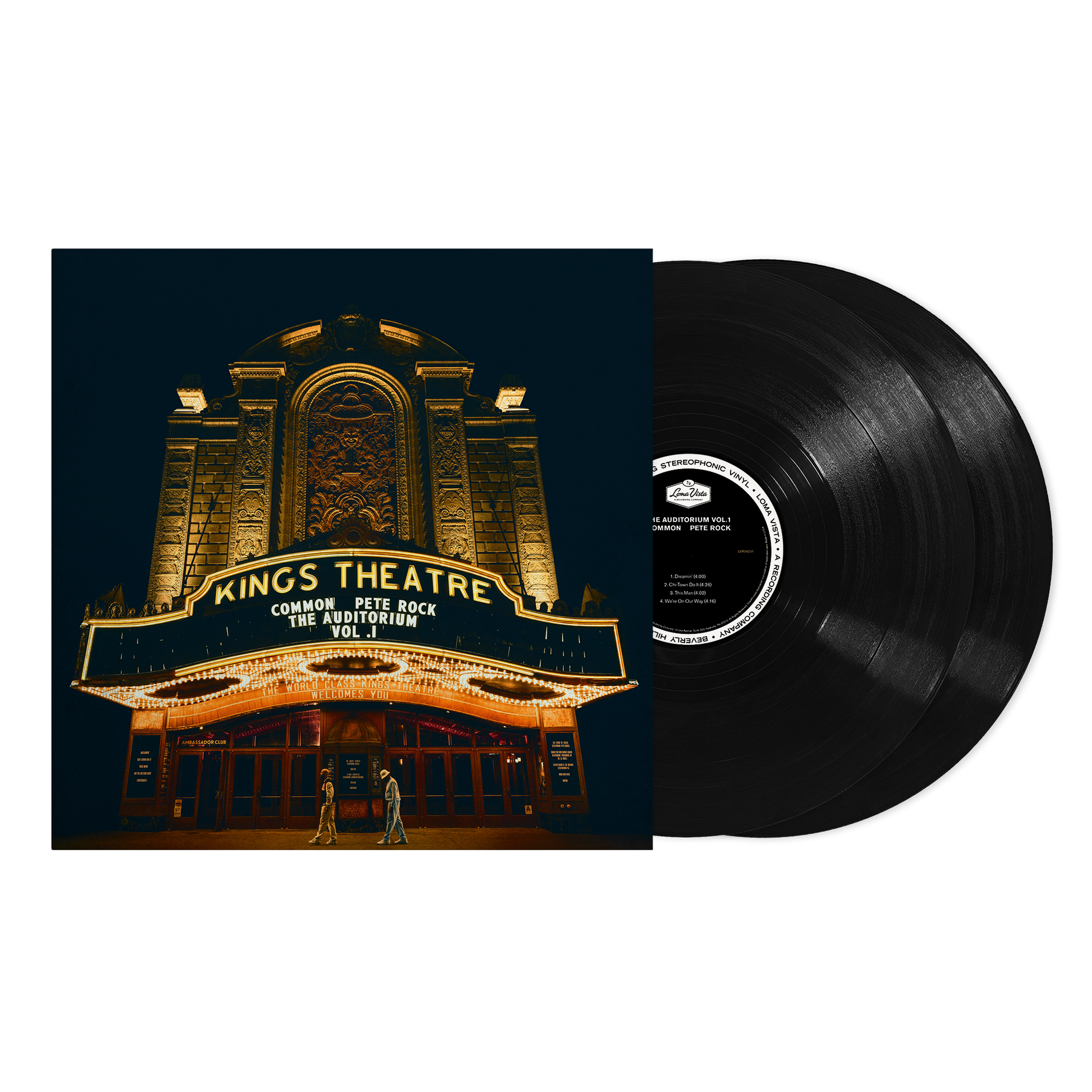 Common and Pete Rock The Auditorium Vol 1.  Standard Black Vinyl Record