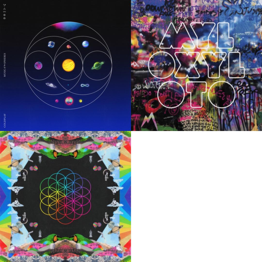 Coldplay - Music Of The Spheres & Mylo Xyloto & Head Full Of Dreams - Bundle - CD