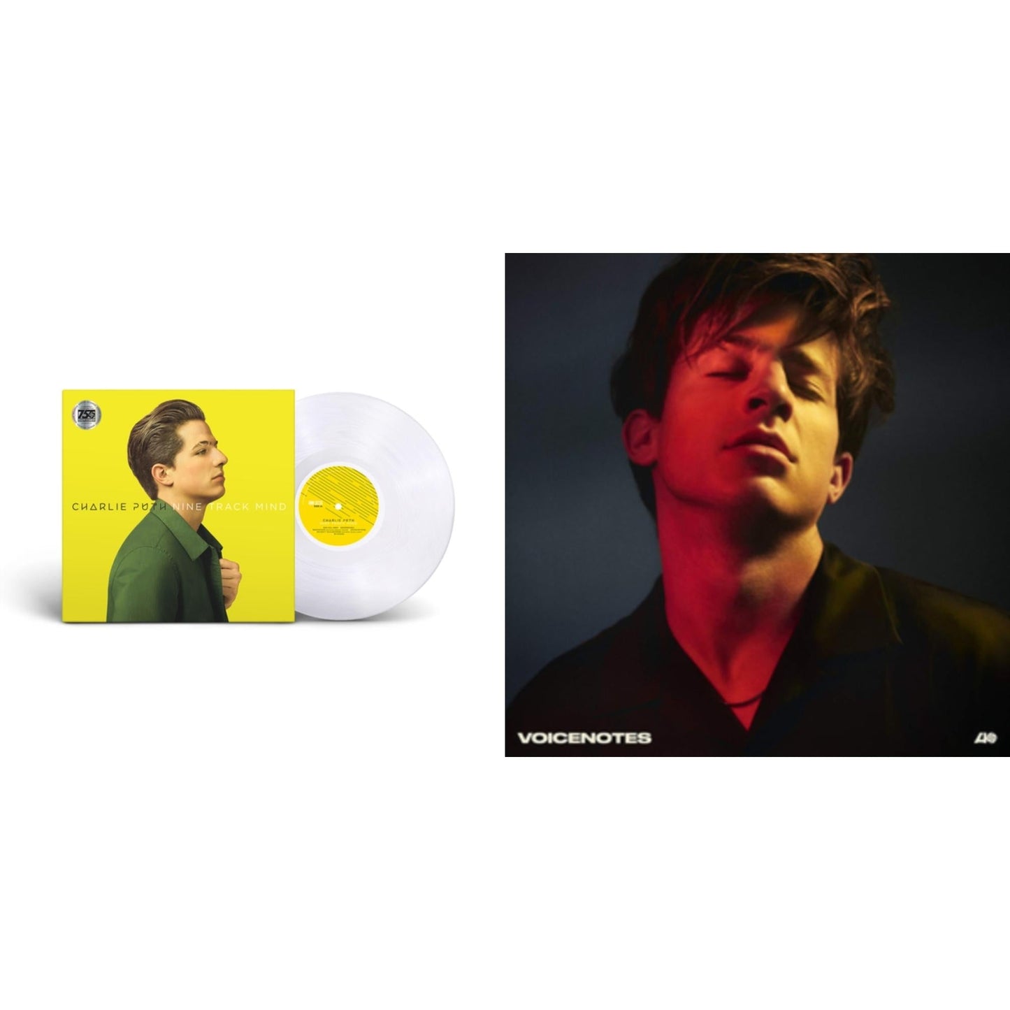 Charlie Puth - Nine Track Mind (Atlantic 75Th Anniversary/Deluxe Edition) & Voicenotes (Dl Code) - LP Vinyl Bundle