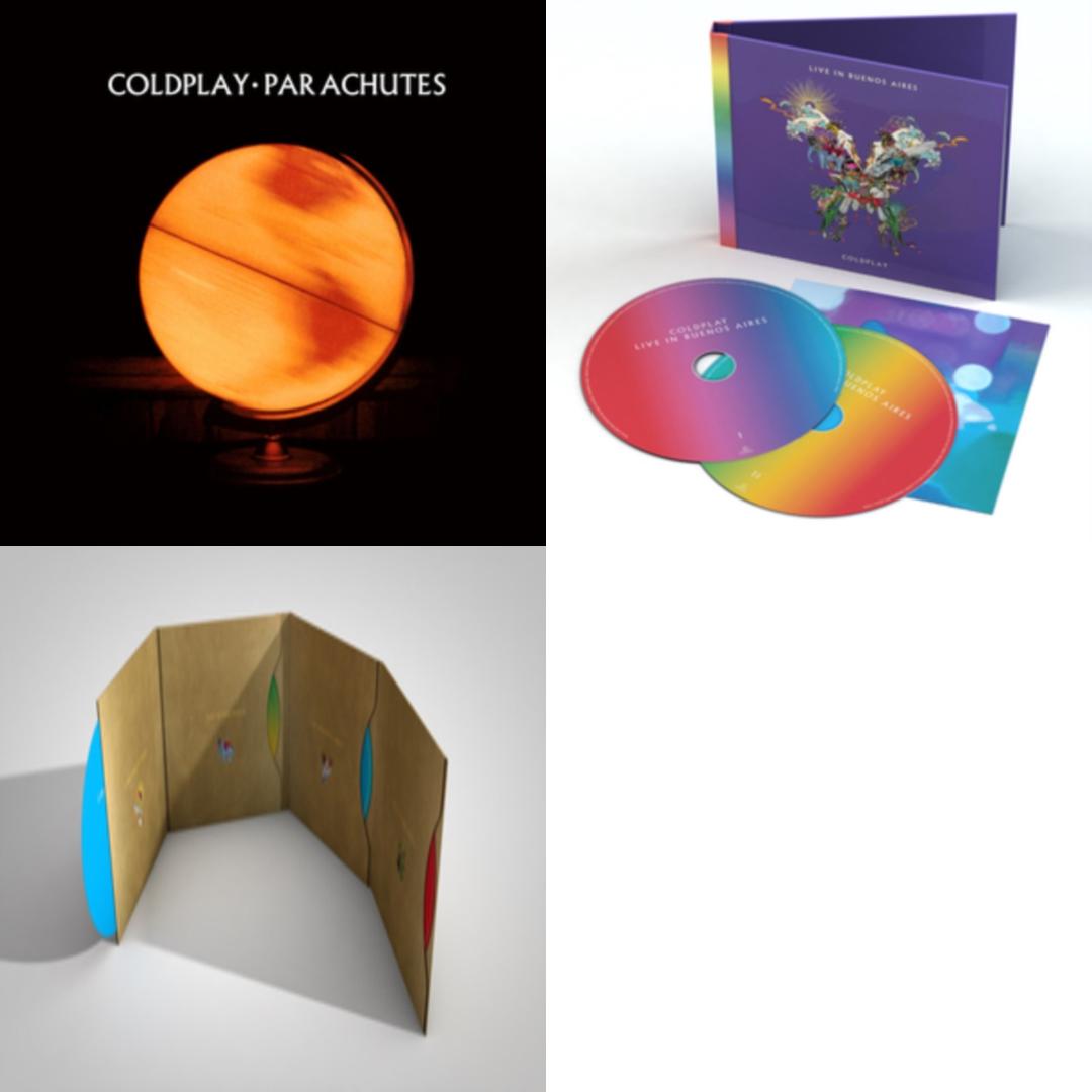 Coldplay - Parachutes & Live In Buenos Aires (2CD Softpack) & Live In Buenos Aires (2CD/2DVD) - Bundle Music CD