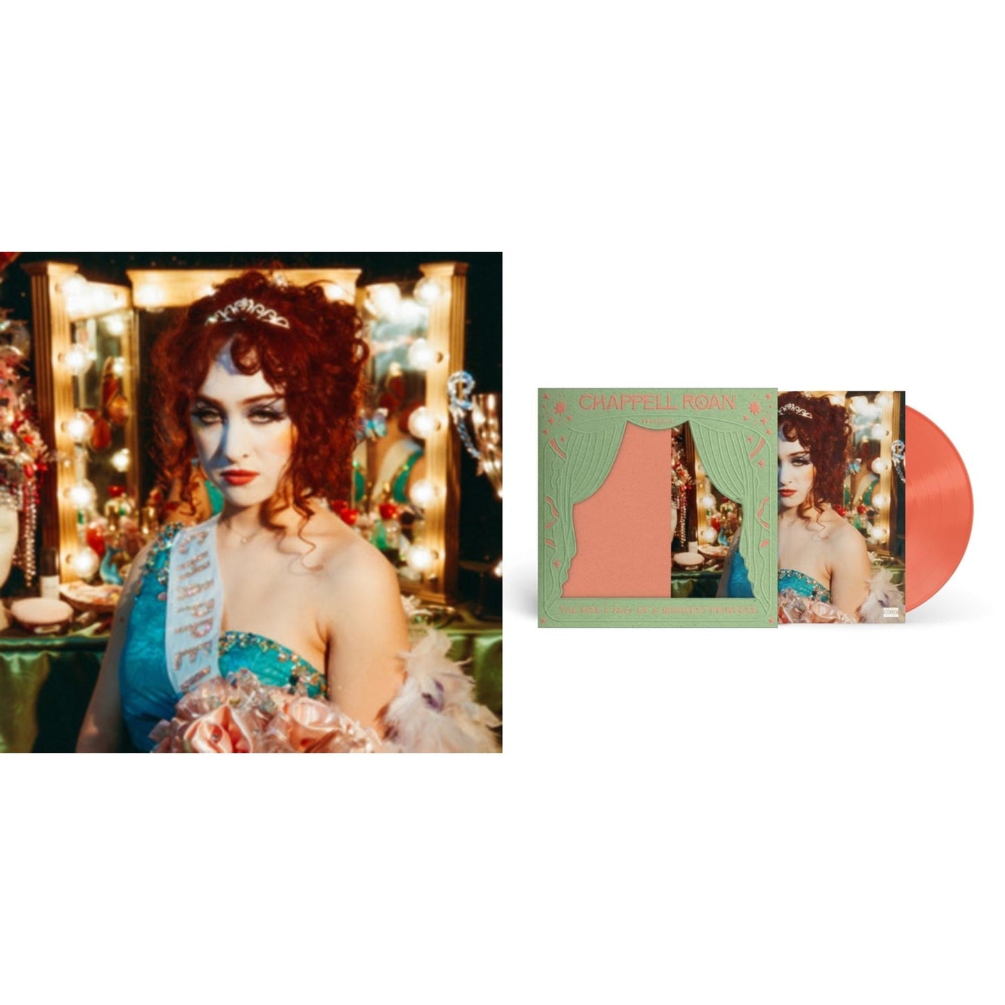 Chappell Roan - Rise & Fall Of A Midwest Princess (2LP) & Rise & Fall Of A Midwest Princess (X) (Anniversary/My Kink Is Coral Vinyl/2LP)