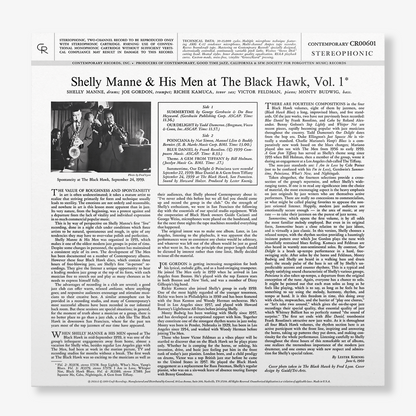 At The Black Hawk, Vol. 1 - Contemporary Records Acoustic Sounds Series (180g LP) Vinyl Record
