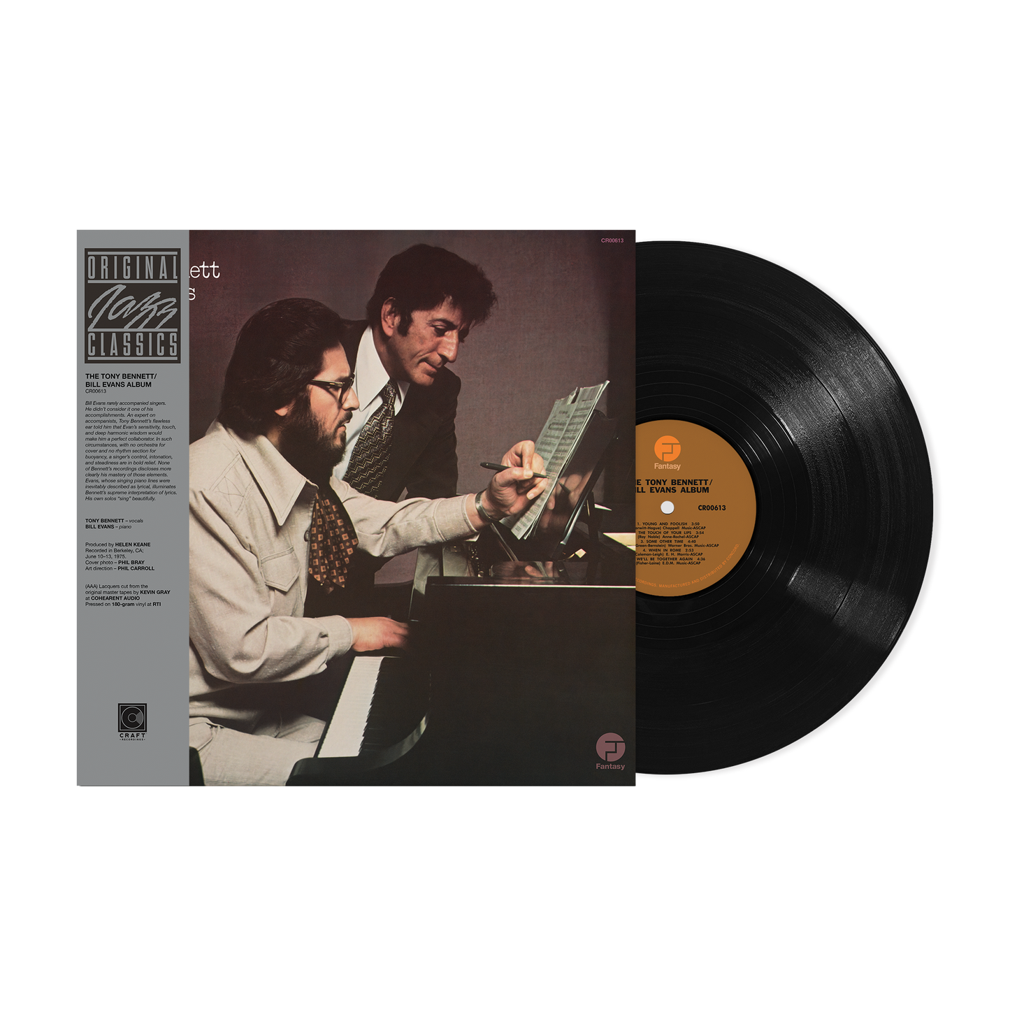 The Tony Bennett Bill Evans Album (Original Jazz Classics Series) (180g LP) Vinyl Record