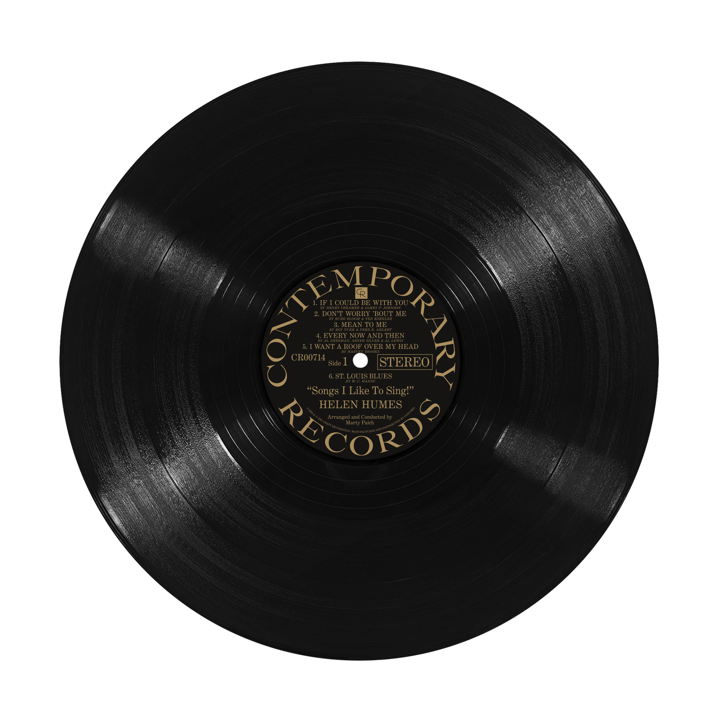 Songs I Like To Sing! - Contemporary Records Acoustic Sounds Series (180g LP) Vinyl Record
