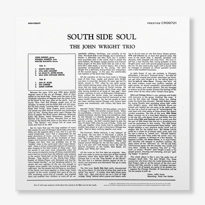 South Side Soul (Original Jazz Classics Series) (180g LP) Vinyl Record