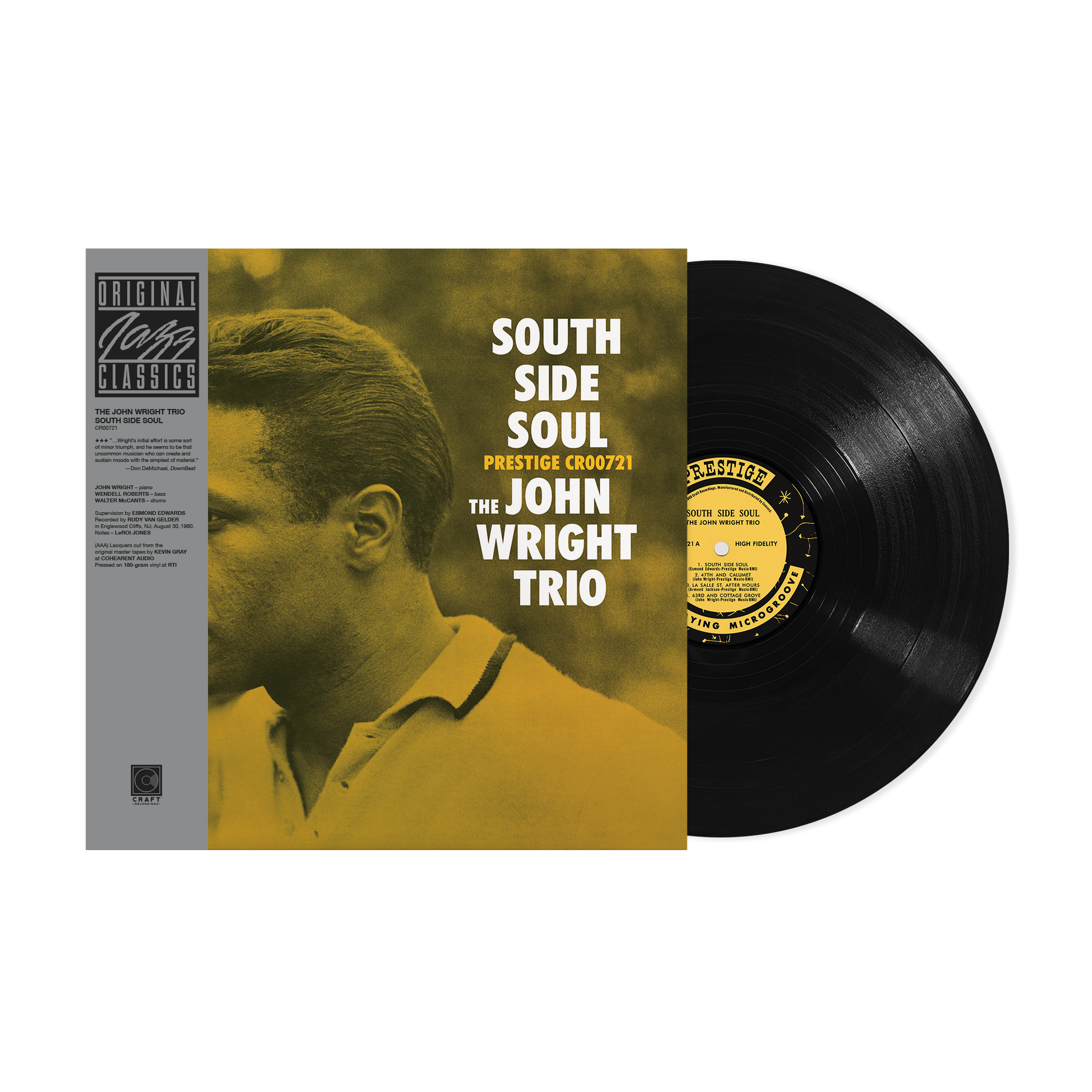 South Side Soul (Original Jazz Classics Series) (180g LP) Vinyl Record