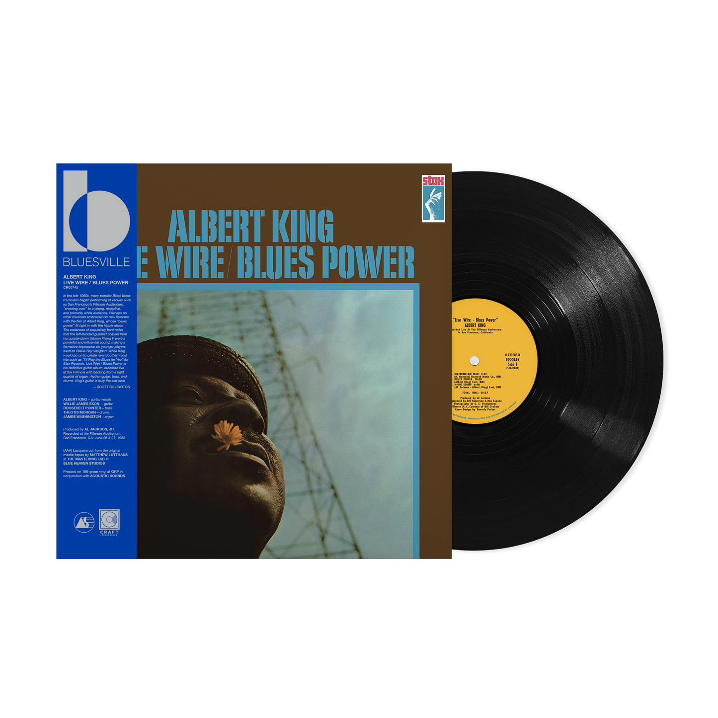 Live Wire / Blues Power (Bluesville Series) (LP) Vinyl Record