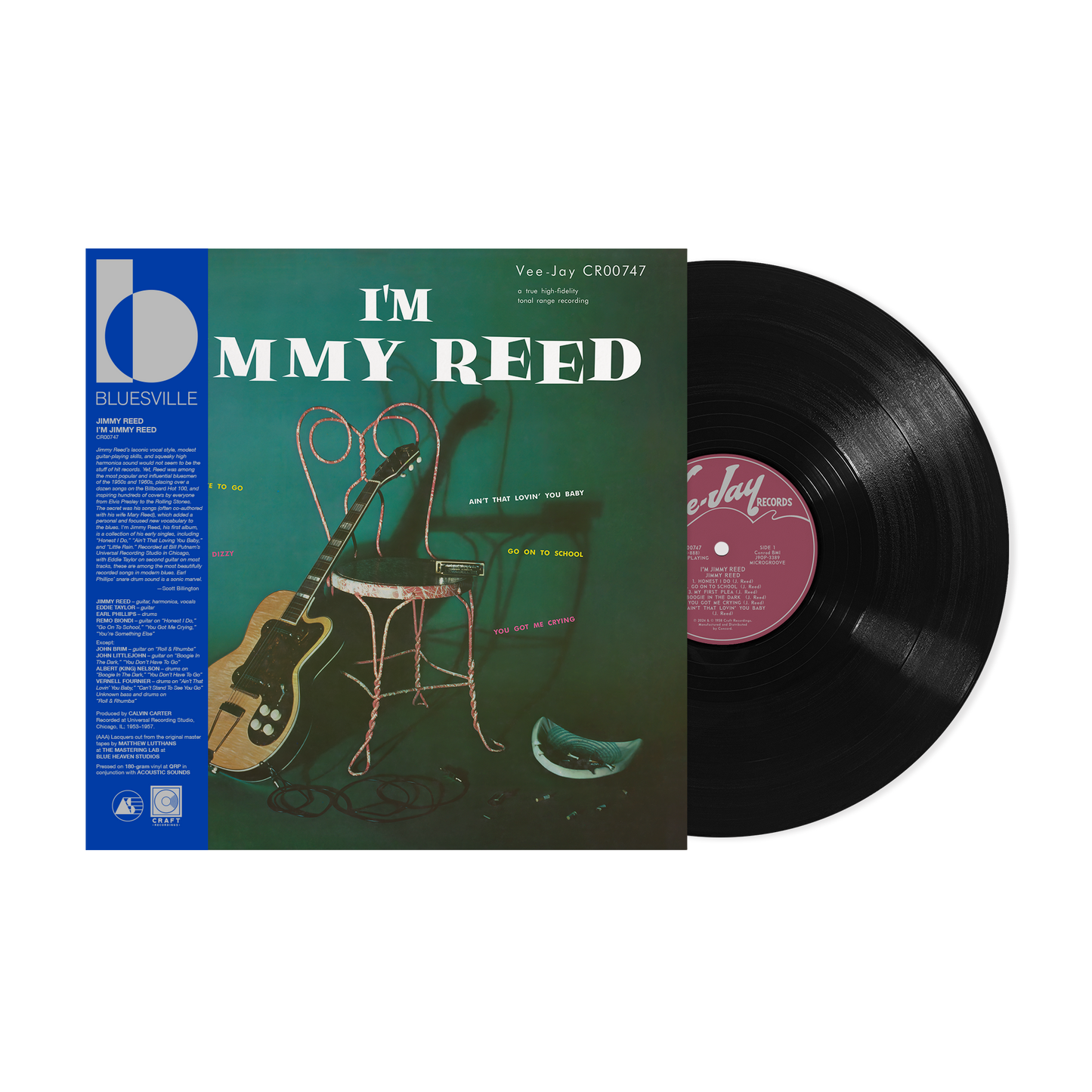 I'm Jimmy Reed (Bluesville Series) - 180G LP Vinyl Record