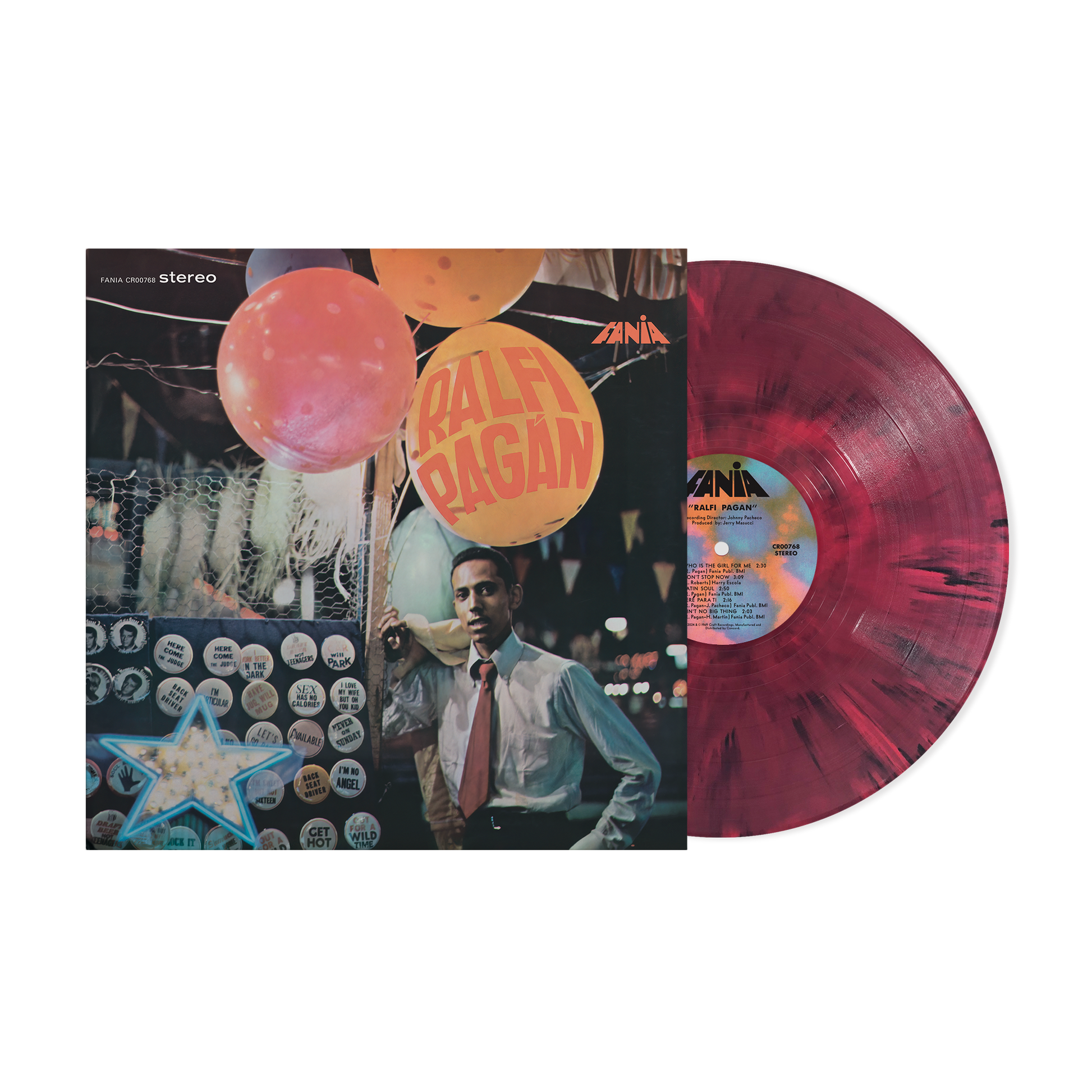RALFI PAGAN (180G RED VELVET COLOR LP – FANIA EXCLUSIVE) Vinyl Record Vinyl Record