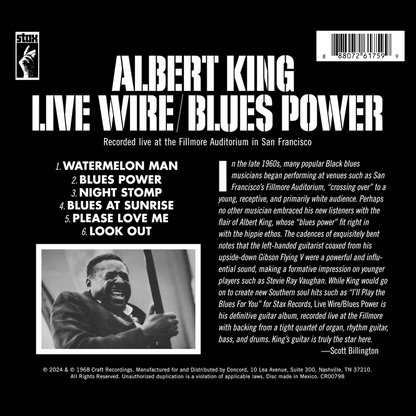 Live Wire / Blues Power (Bluesville Series) Music CD