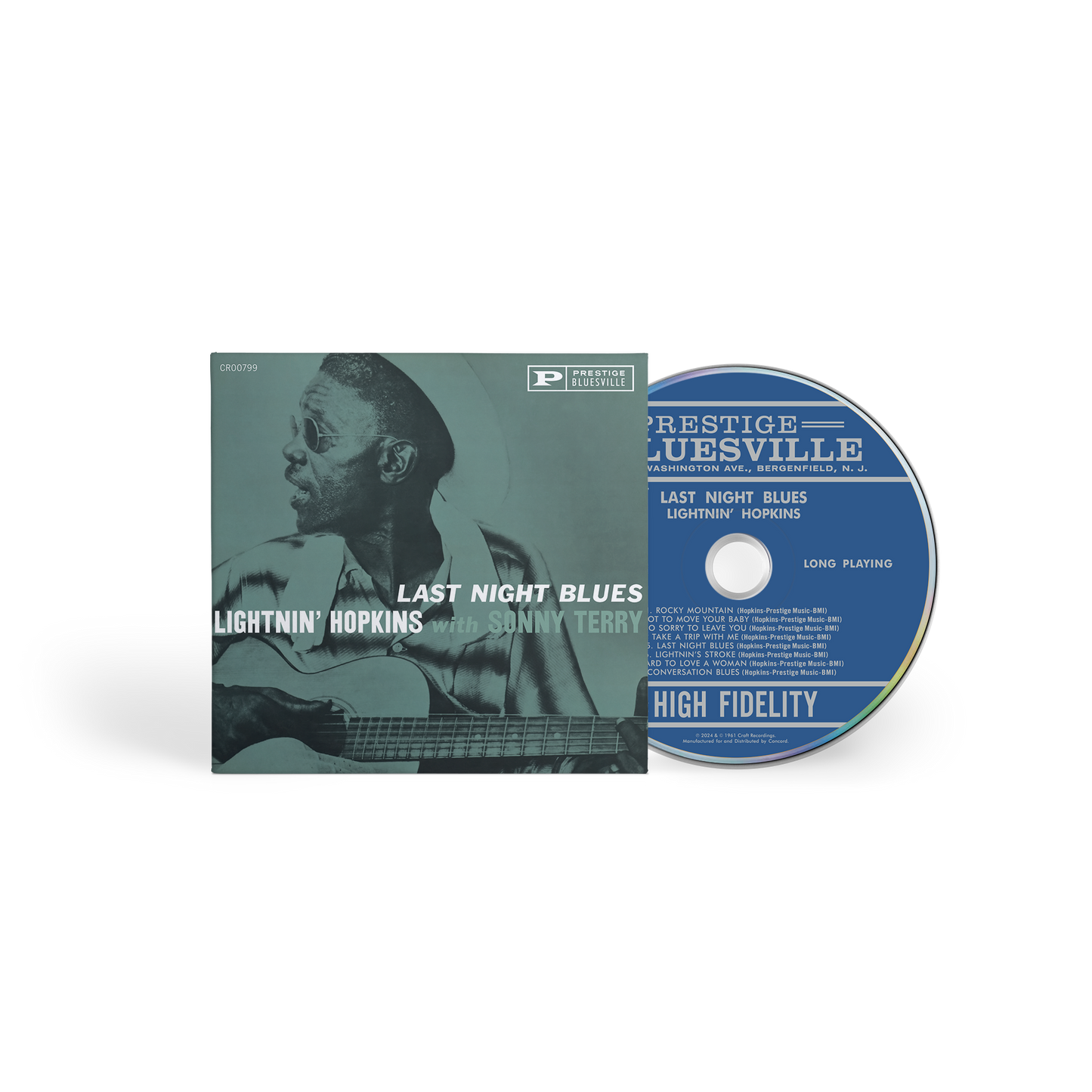 Last Night Blues (Bluesville Series) Music CD