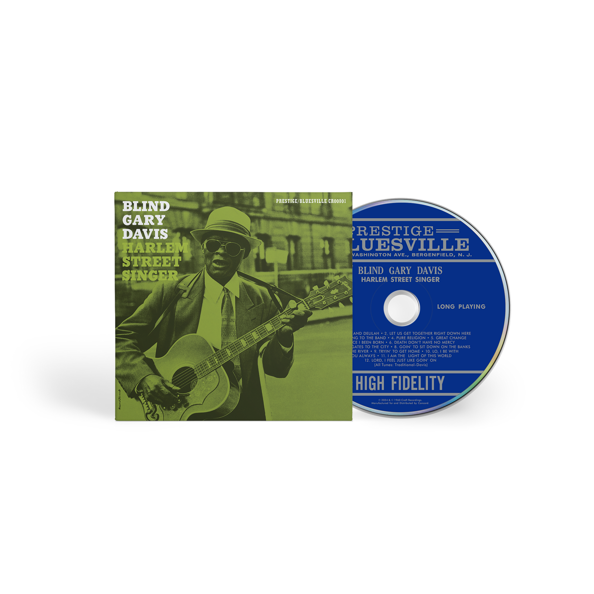 Harlem Street Singer (Bluesville Series) - Music CD