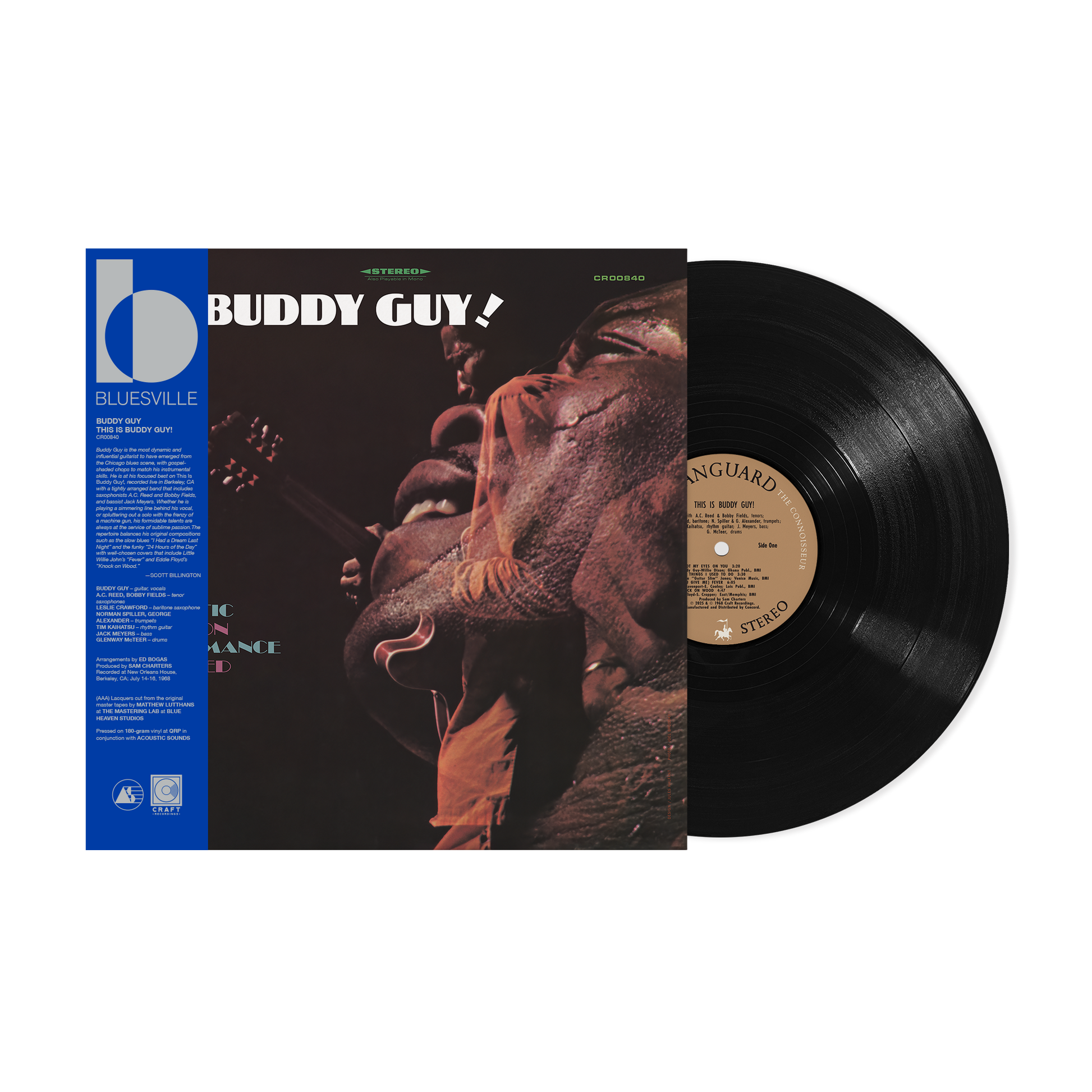 This Is Buddy Guy! (Bluesville Series) (180g LP) Vinyl Record