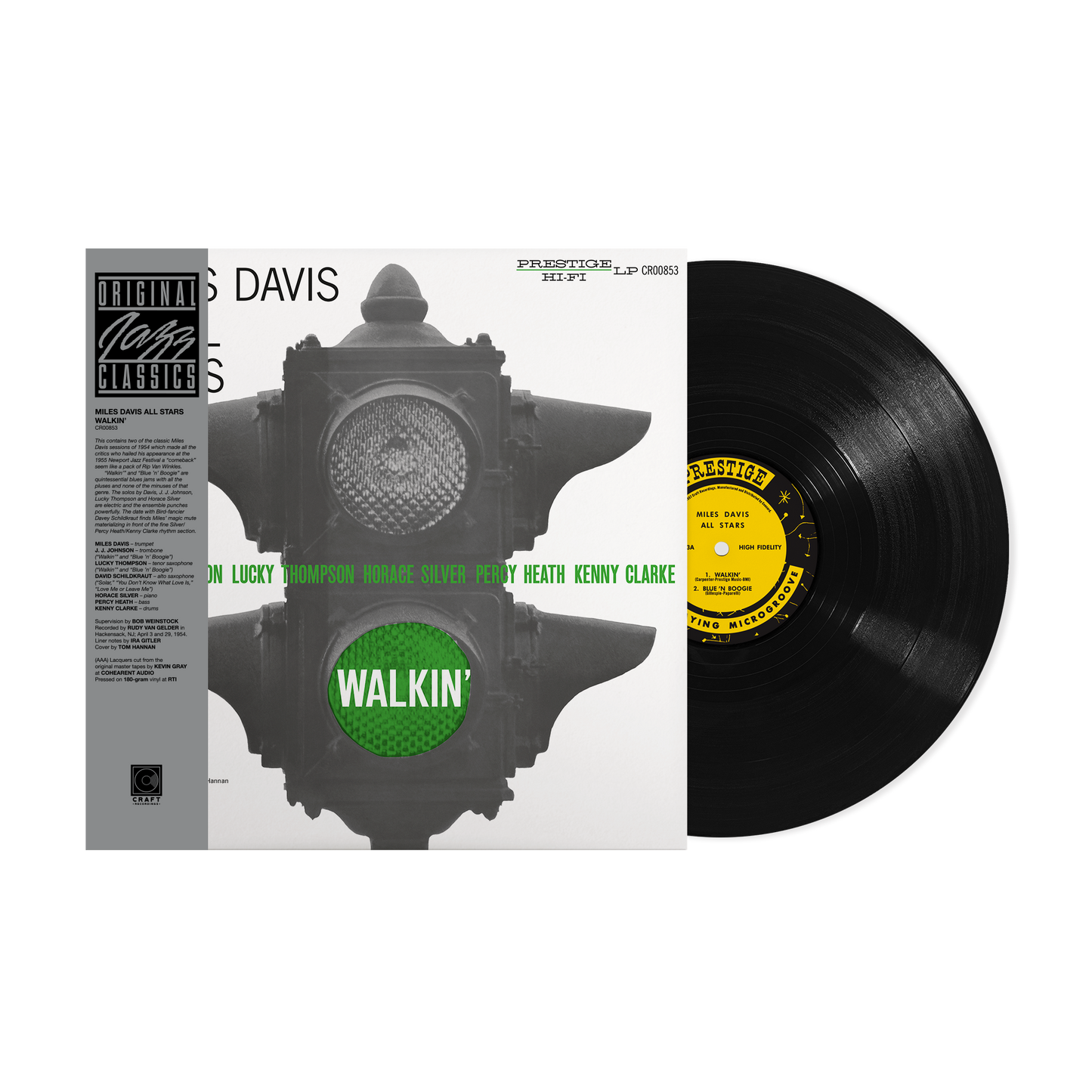 Walkin' (Original Jazz Classics Series) (180g LP) Vinyl Record