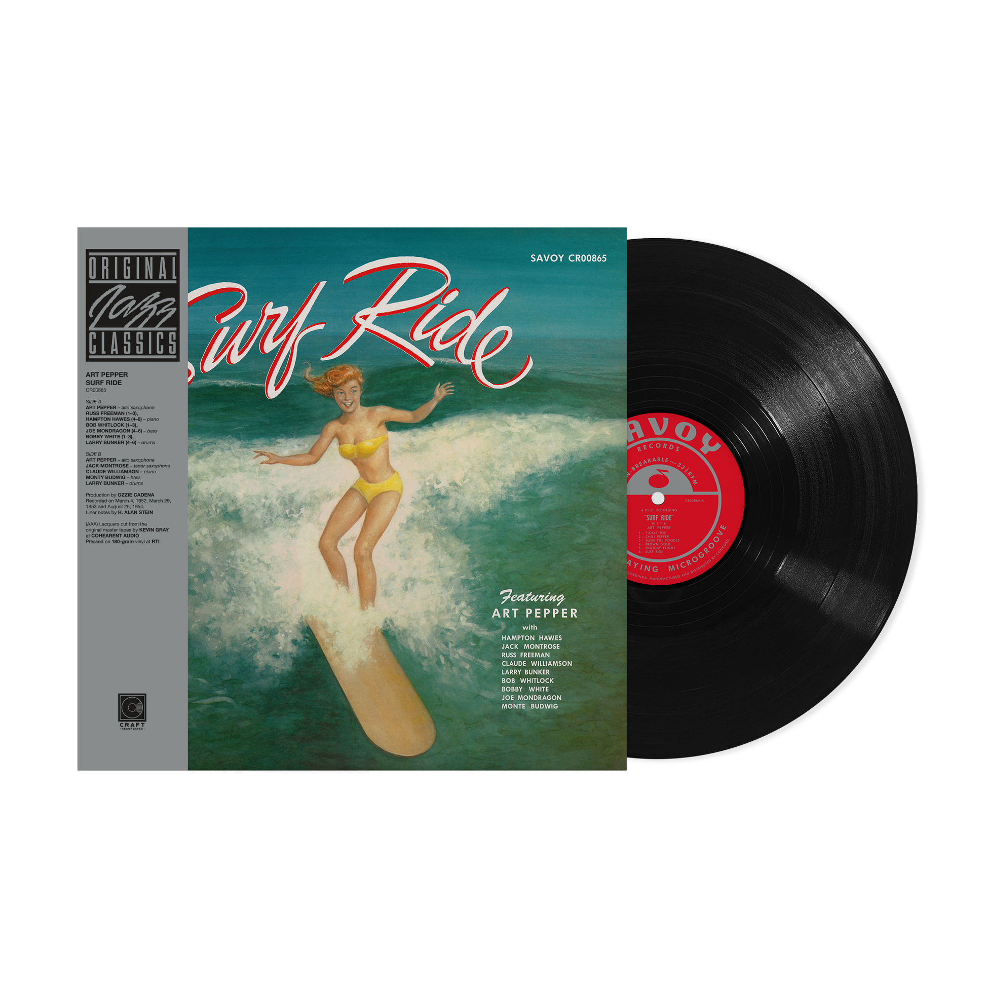 Surf Ride (Original Jazz Classics Series) (180g LP) Vinyl Record