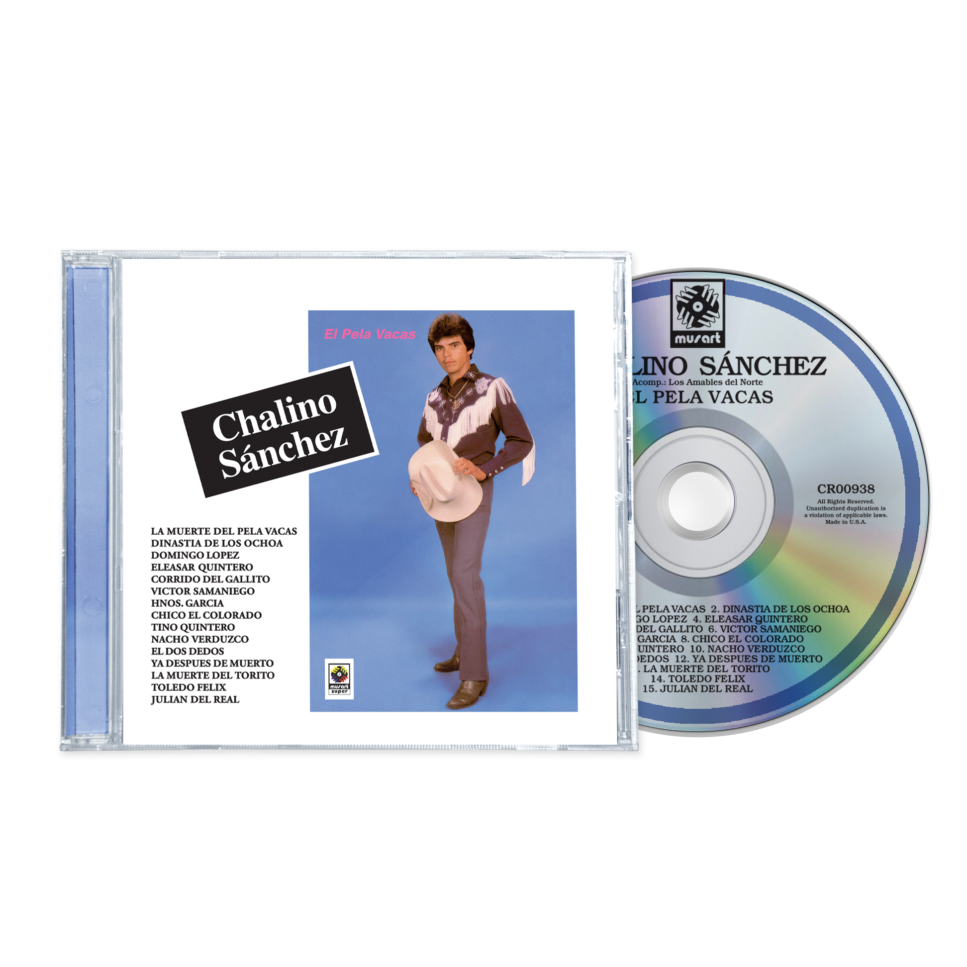 El Pela Vacas Music CD