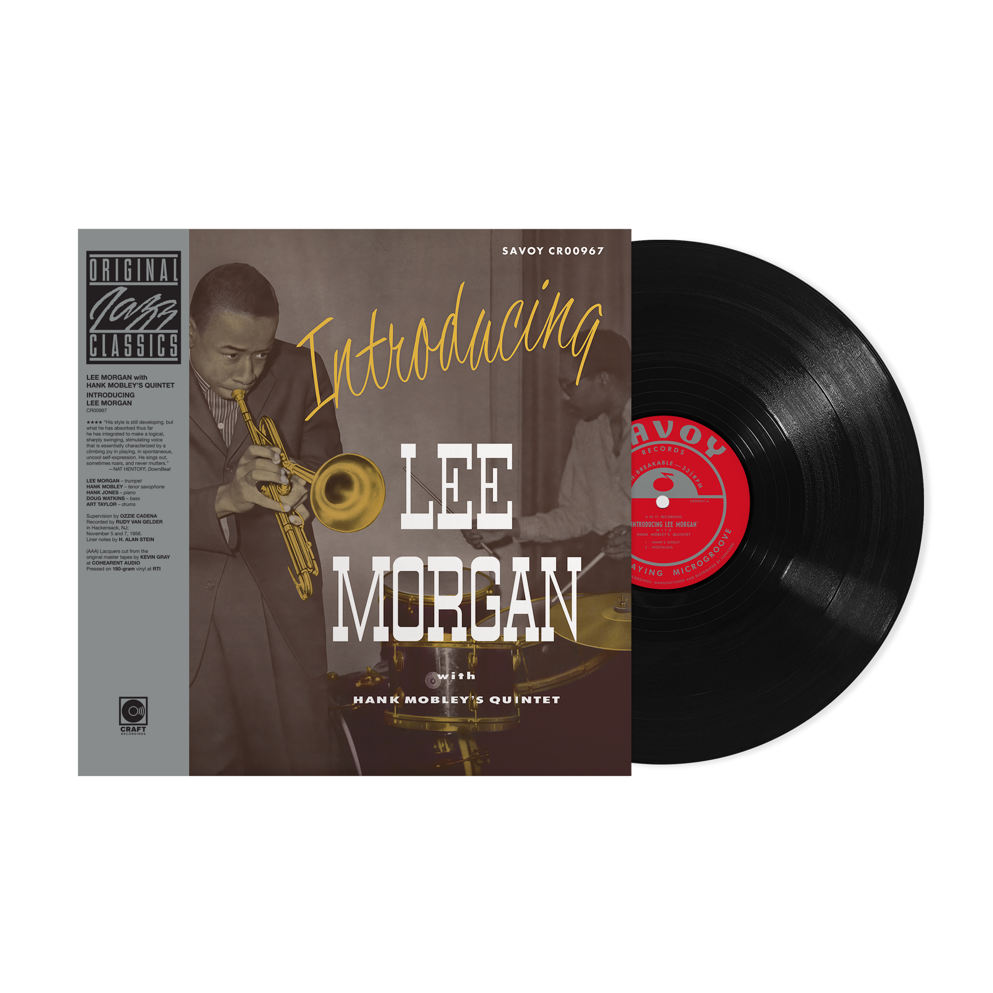 Introducing Lee Morgan (Original Jazz Classics Series) (180g LP) Vinyl Record
