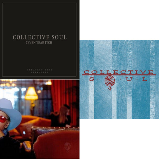 Collective Soul - Vibrating & Collective Soul & 7Even Year Itch: Greatest Hits, 1994-2001 - LP Vinyl Bundle