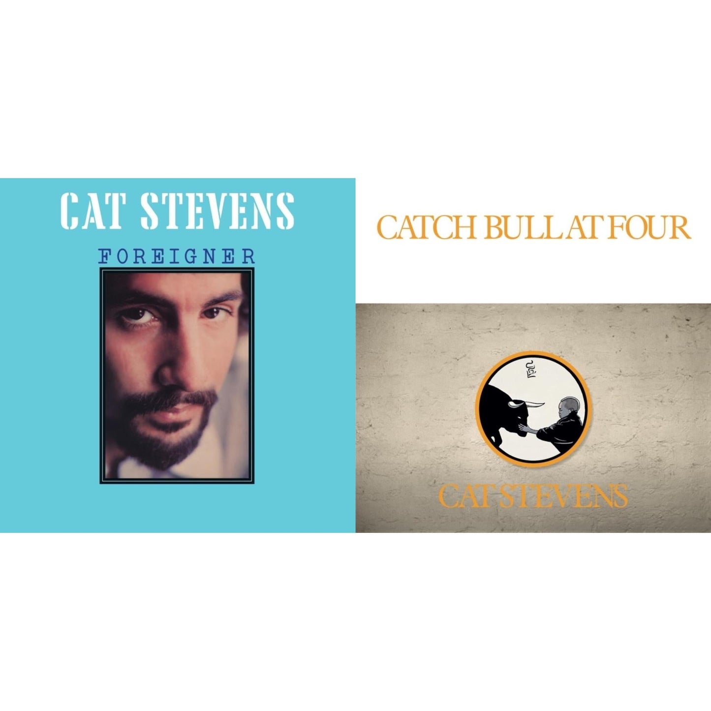 Cat Stevens - Catch Bull At Four & Foreigner - LP Vinyl Bundle