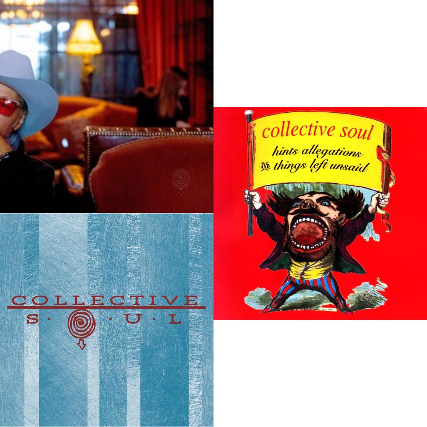 Collective Soul - Vibrating & Collective Soul & Hints Allegations & Things Left Unsaid - LP Vinyl Bundle