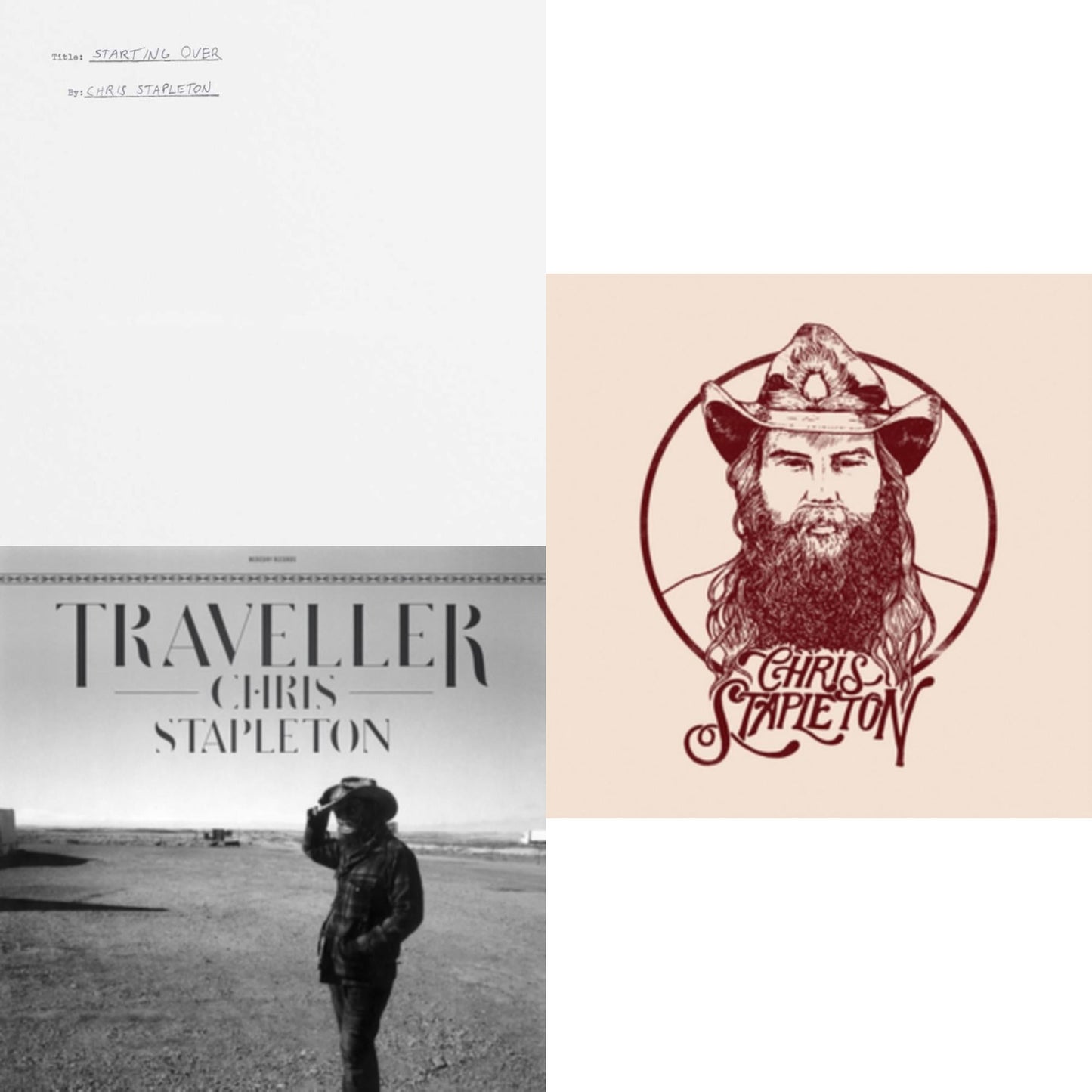 Chris Stapleton - Starting Over (2LP/180G) & Traveller & From A Room: Vol.1