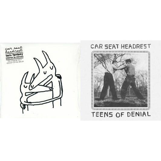 Car Seat Headrest - Teens Of Denial & Twin Fantasy (Mirror To Mirror) (White LP Vinyl)