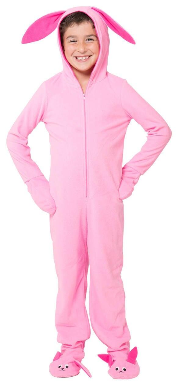 A Christmas Story Pink Bunny Children Pajamas Suit