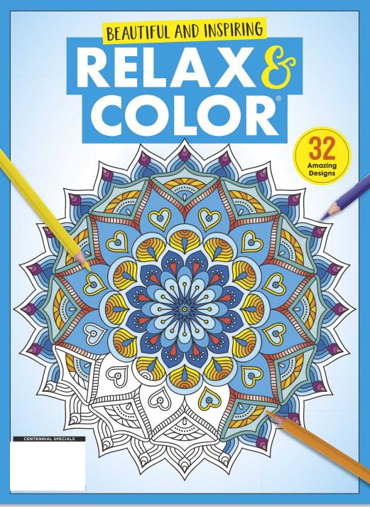 Relax and Color - Beautiful and Inspiring Coloring Book: Relax and Get Away From Stress with 32 Intricate Amazing Designs