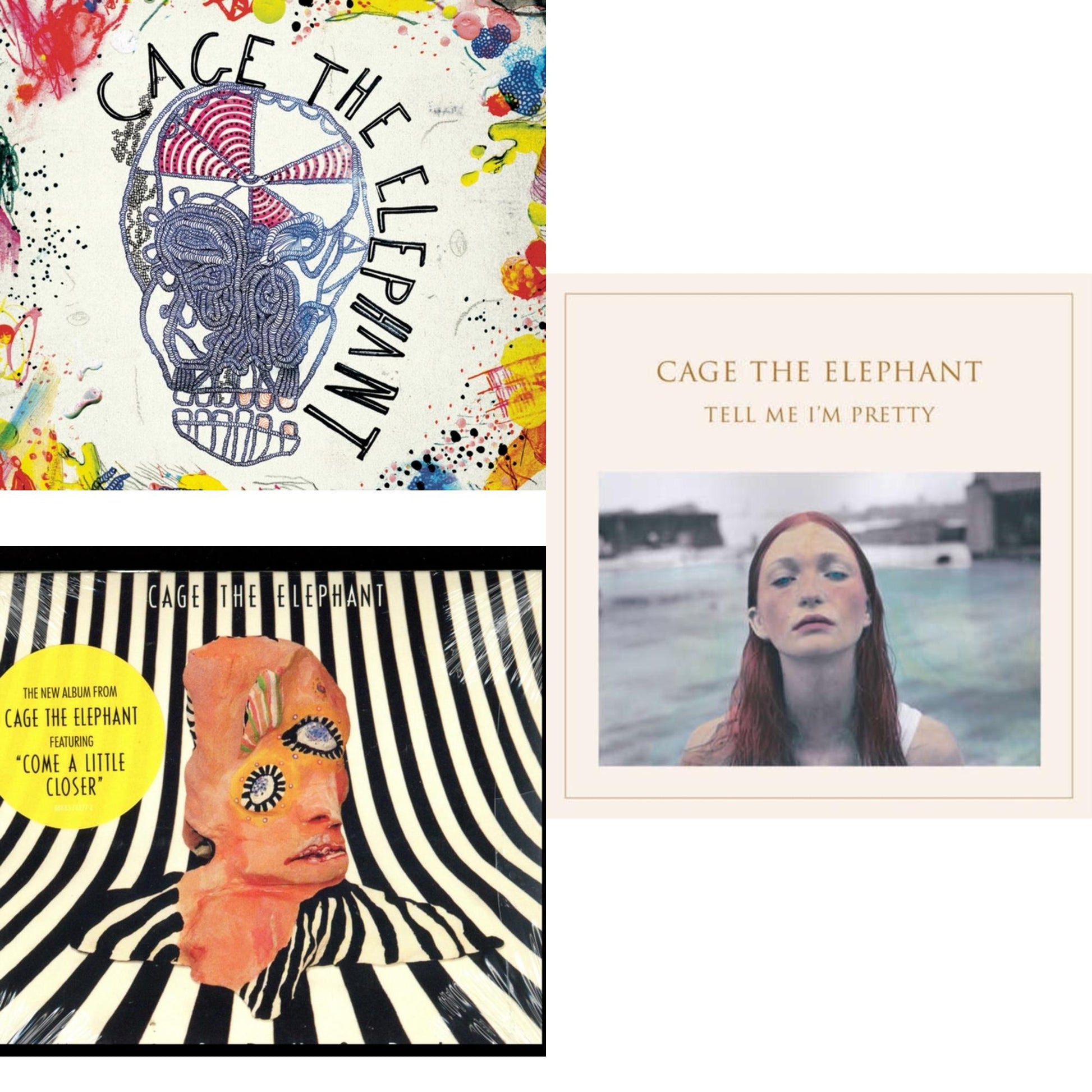 Cage The Elephant - Cage The Elephant & Tell Me I'm Pretty & Melophobia - CD Bundle