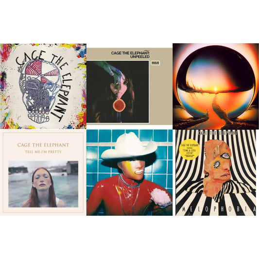 Cage The Elephant - Social Cues (140G/Dl Insert) & Neon Pill & Cage The Elephant (180G) & Tell Me I'm Pretty (180G/Dl Card/Gatefold) & Melophobia (180G/Dl Card) & Unpeeled (2LP/140G/Gatefold)