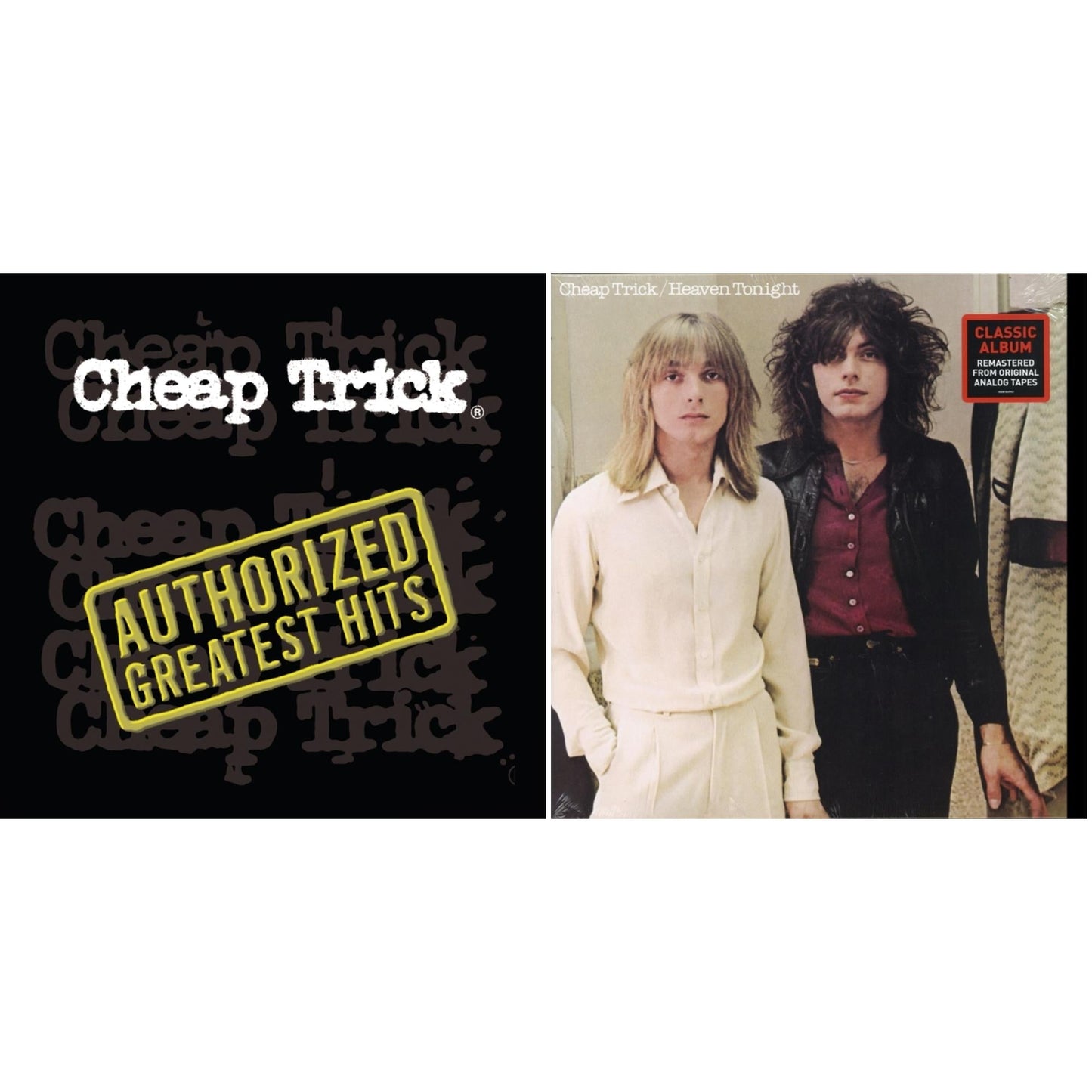 Cheap Trick - Authorized Greatest Hits (2LP) & Heaven Tonight (180G)