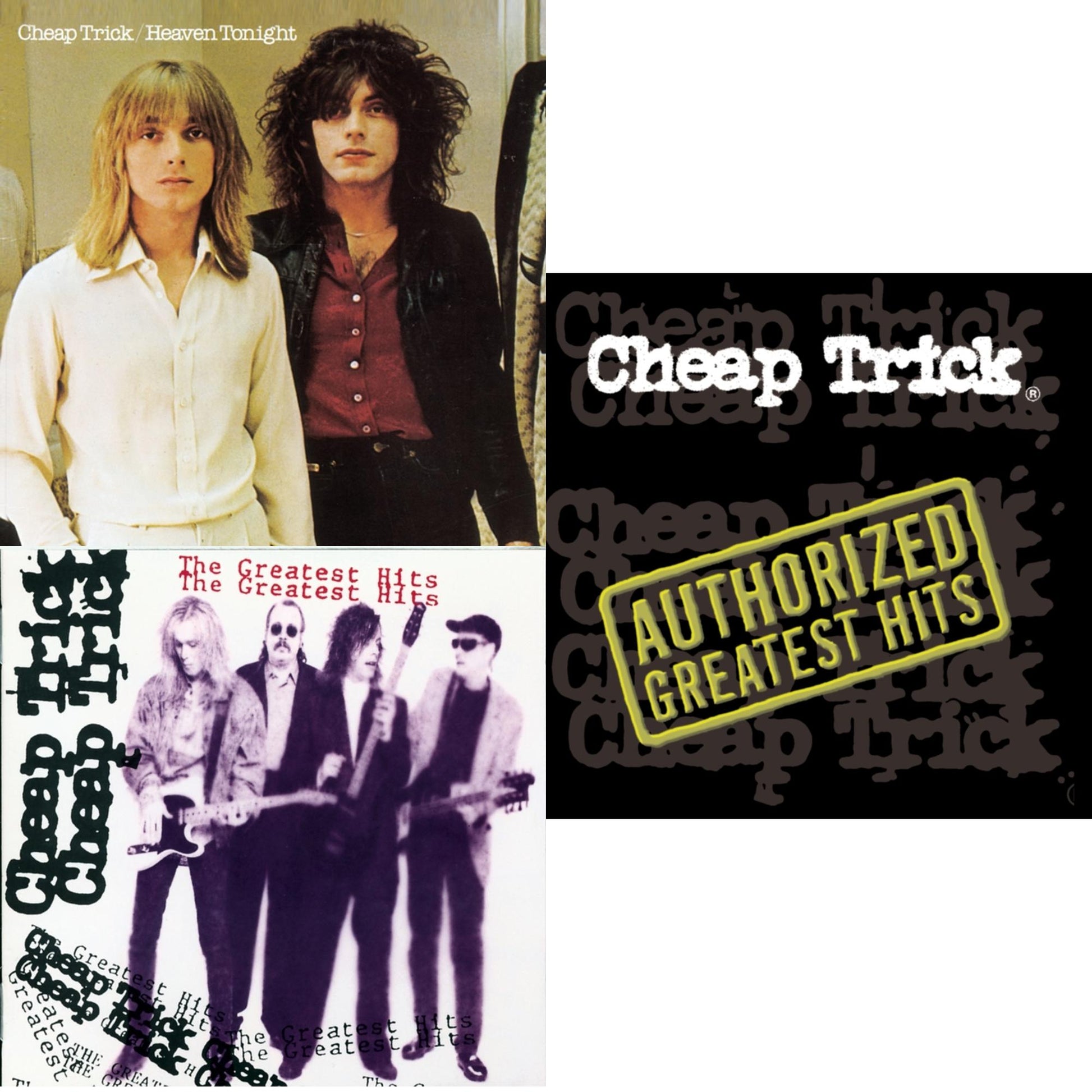 Cheap Trick - Heaven Tonight & Greatest Hits & Authorized Greatest Hits - CD Bundle