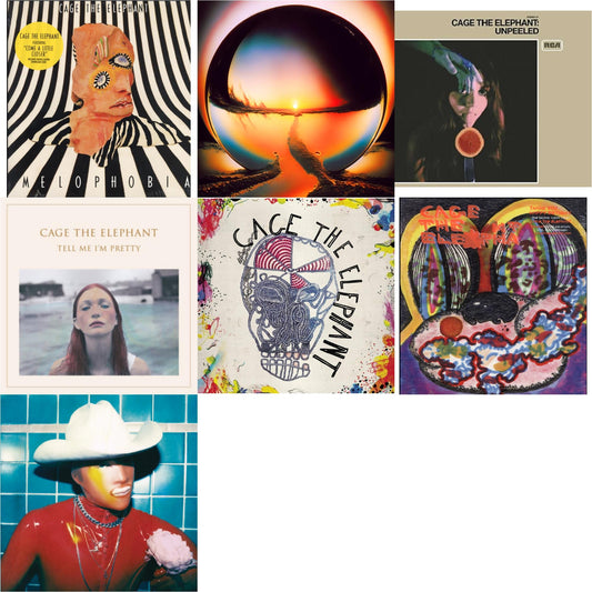 Cage The Elephant - Social Cues (140G/Dl Insert) & Neon Pill & Cage The Elephant (180G) & Thank You Happy Birthday & Tell Me I'm Pretty (180G/Dl Card/Gatefold) & Melophobia (180G/Dl Card) & Unpeeled (2LP/140G/Gatefold)