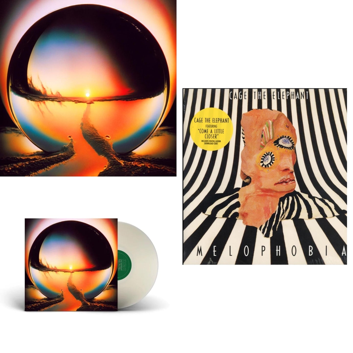 Cage The Elephant - Neon Pill & Neon Pill (Milky Clear LP Vinyl) (I) & Melophobia (180G/Dl Card)