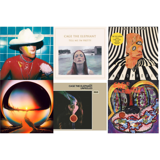 Cage The Elephant - Social Cues (140G/Dl Insert) & Neon Pill & Thank You Happy Birthday & Tell Me I'm Pretty (180G/Dl Card/Gatefold) & Melophobia (180G/Dl Card) & Unpeeled (2LP/140G/Gatefold)