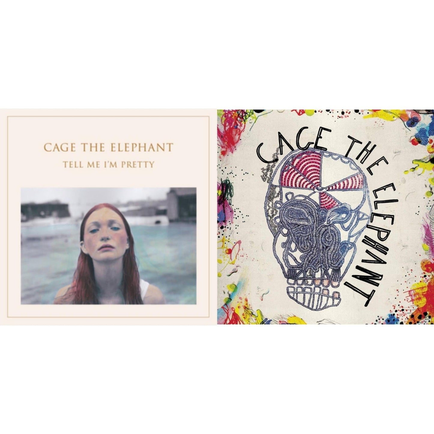 Cage The Elephant - Cage The Elephant (180G) & Tell Me I'm Pretty (180G/Dl Card/Gatefold) - LP Vinyl Bundle