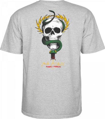 Powell Peralta Mike McGill Skull & Snake T-shirt - Gray