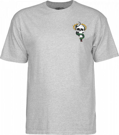 Powell Peralta Mike McGill Skull & Snake T-shirt - Gray