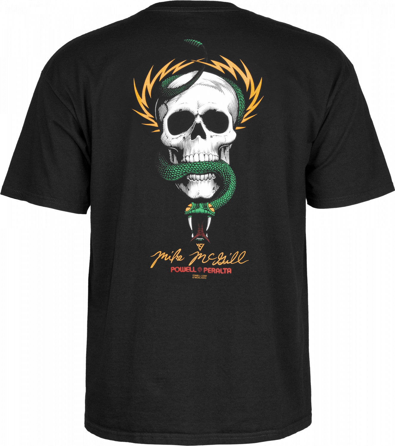 Powell Peralta Mike McGill Skull & Snake T-shirt - Black