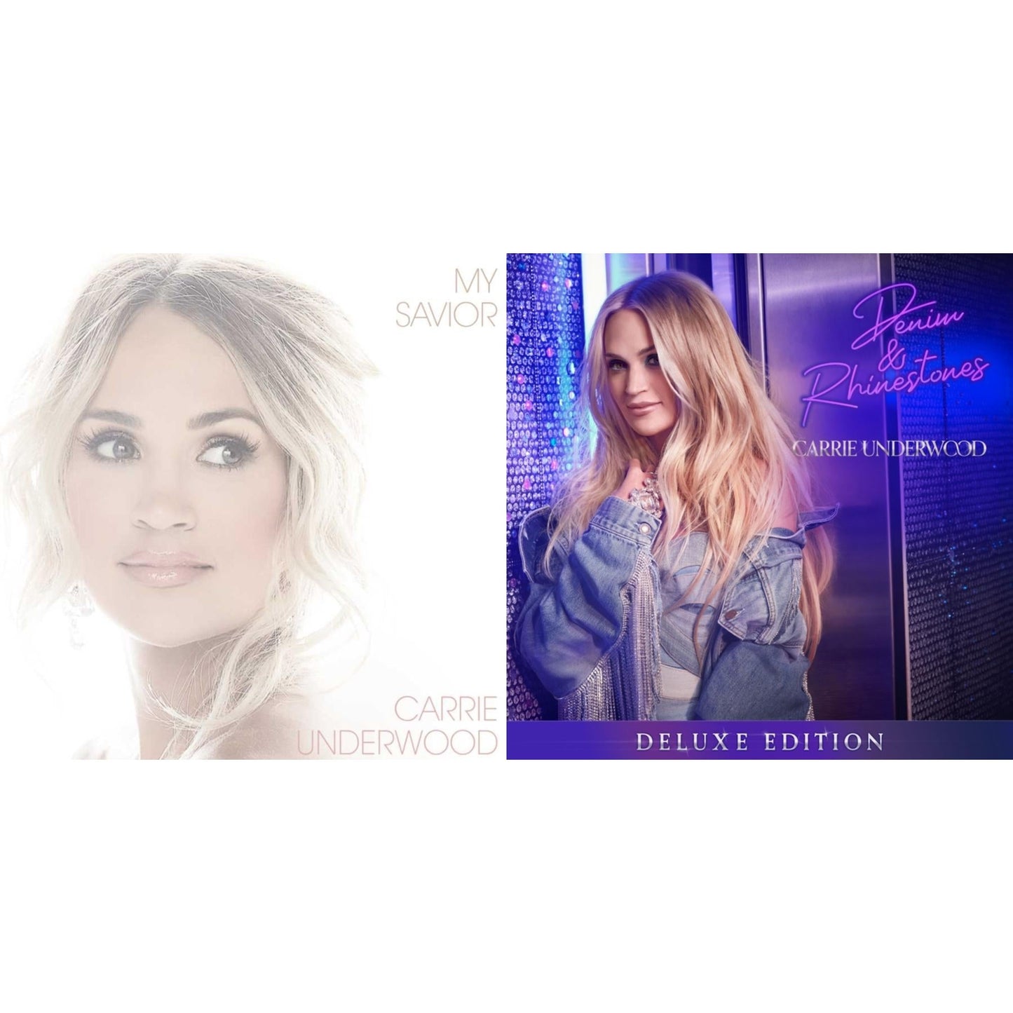 Carrie Underwood - My Savior (White Vinyl/2LP) & Denim & Rhinestones (Deluxe Edition/Picture Disc/2LP)