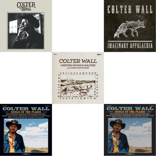 Colter Wall - Colter Wall (Red LP Vinyl) & Songs Of The Plains (Red LP Vinyl) & Western Swing & Waltzes (Red LP Vinyl) & Imaginary Appalachia (Red LP Vinyl) & Songs Of The Plains