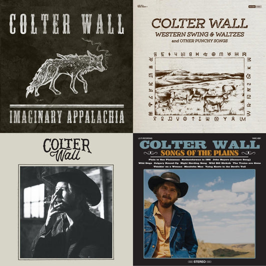 Colter Wall - Imaginary Appalachia (Red LP Vinyl) & Colter Wall (Red LP Vinyl) & Western Swing & Waltzes (Red LP Vinyl) & Songs Of The Plains