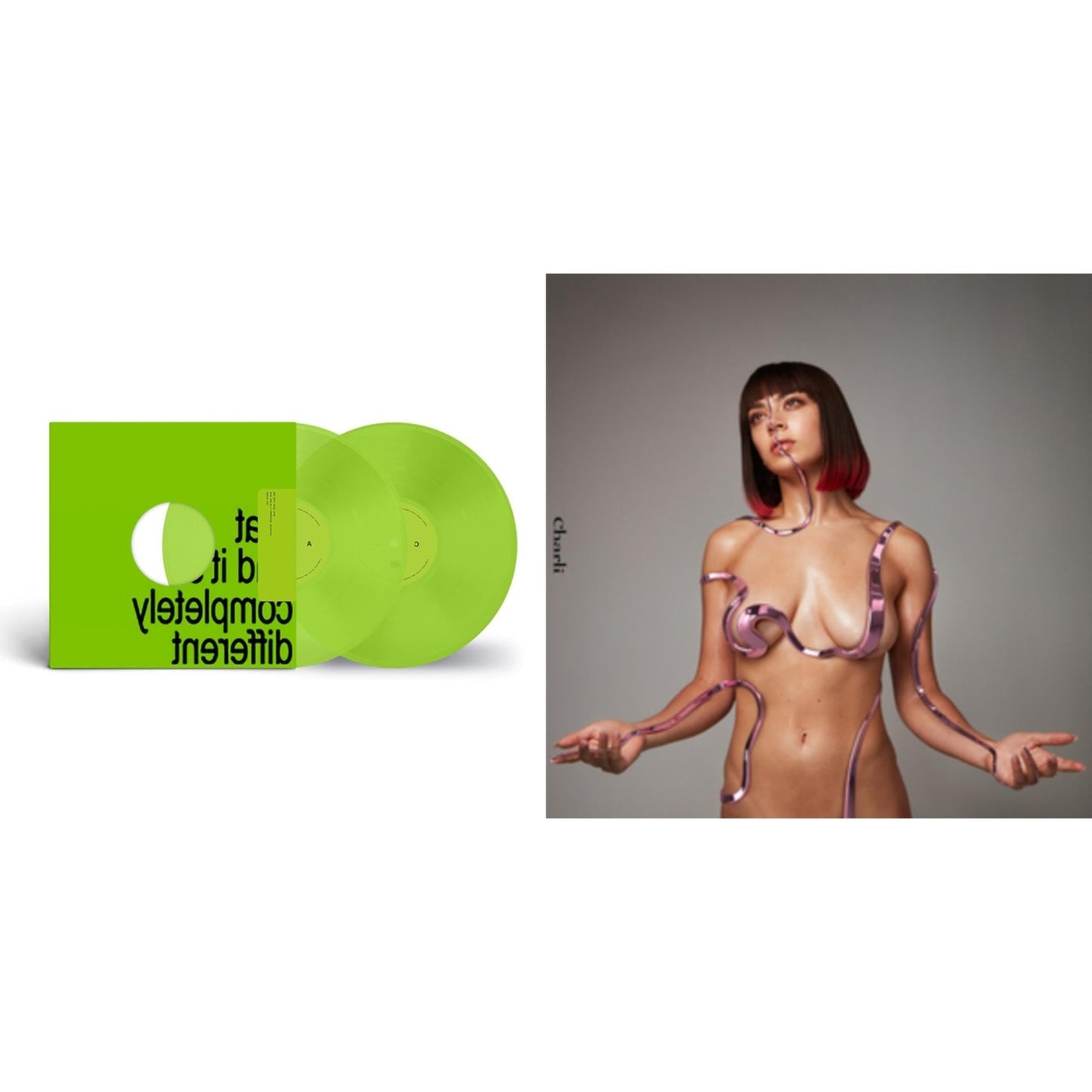 Charli Xcx - Brat & It's Completely Different (2LP/Brat Green Vinyl) & Charli Charli (2LP)